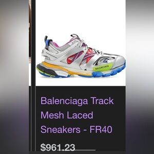 Like new balenciaga track sneakers